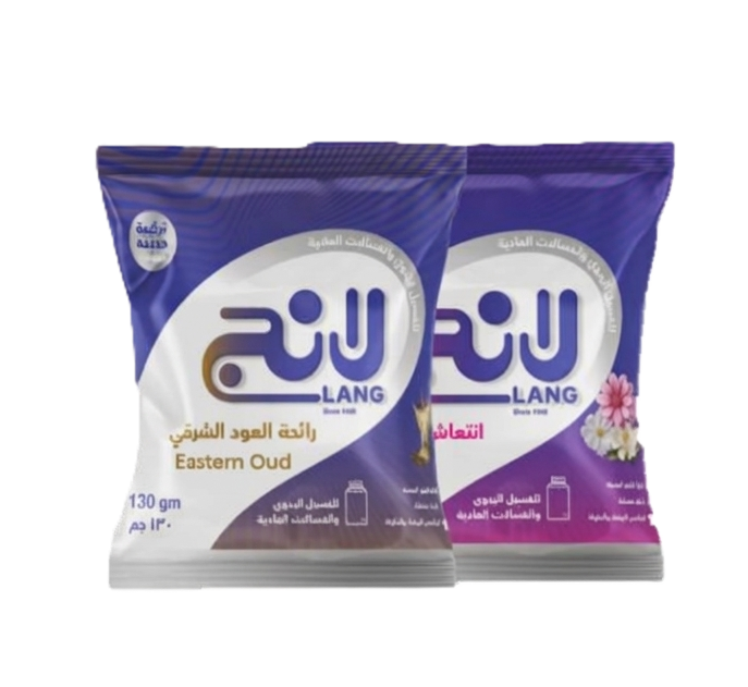 Lang Top Loading Detergent Powder Lavender, 130gm  