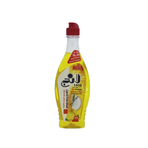 Lang Liquid Dish Wash 450gm Yellow Lemon